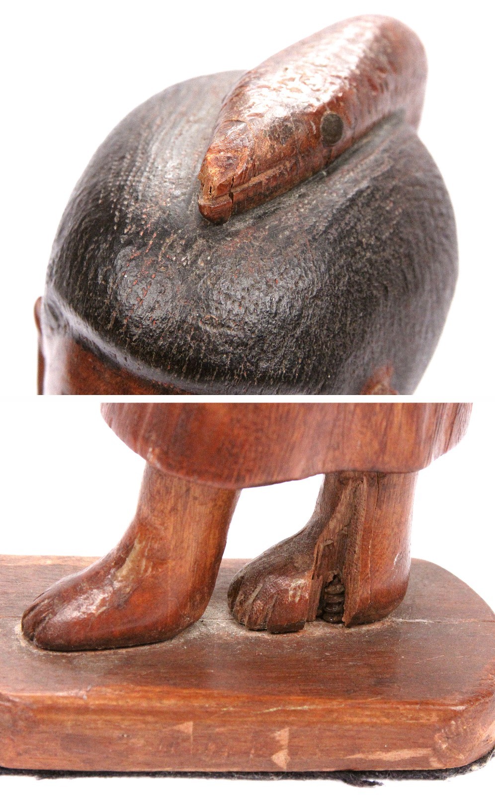 Vintage Melanesian Micronesian Carved Wooden Figure Pacific Island Polynesian