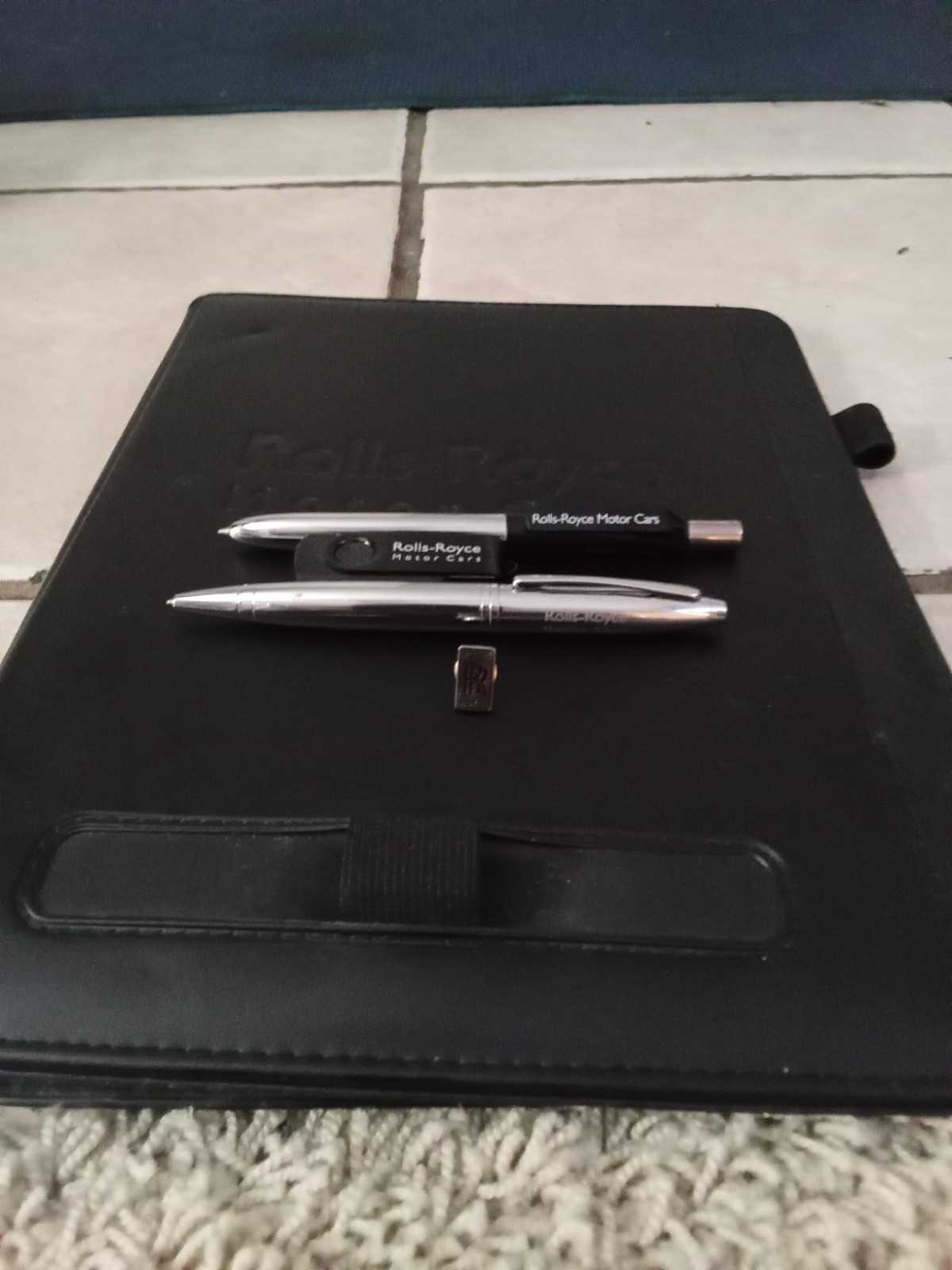 rolls Royce notebook included with extras