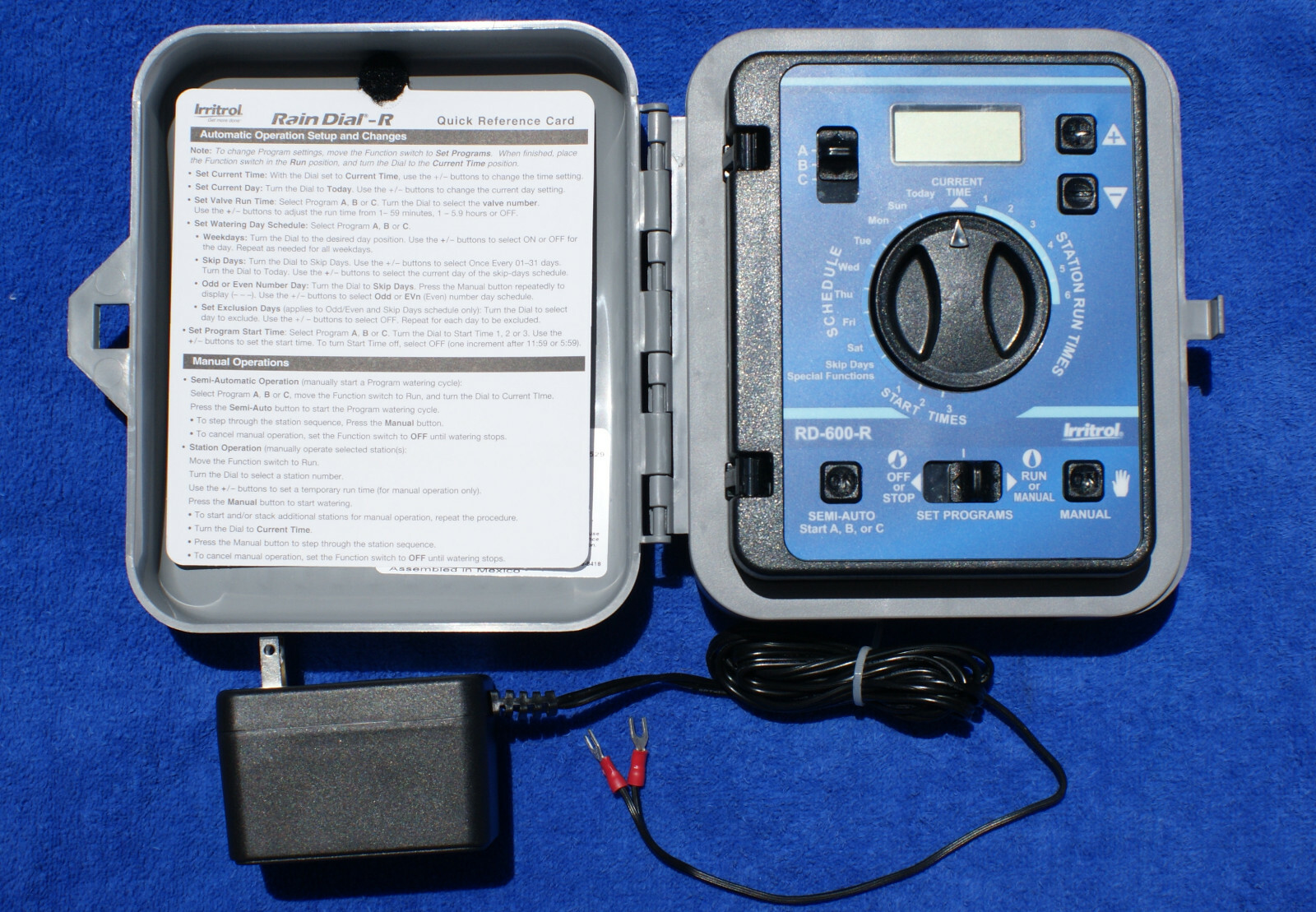 NEW- Irritrol / Hardie Rain Dial RD-600 R / RD-600 INT COMPLETE SYS-5yr WARRANTY