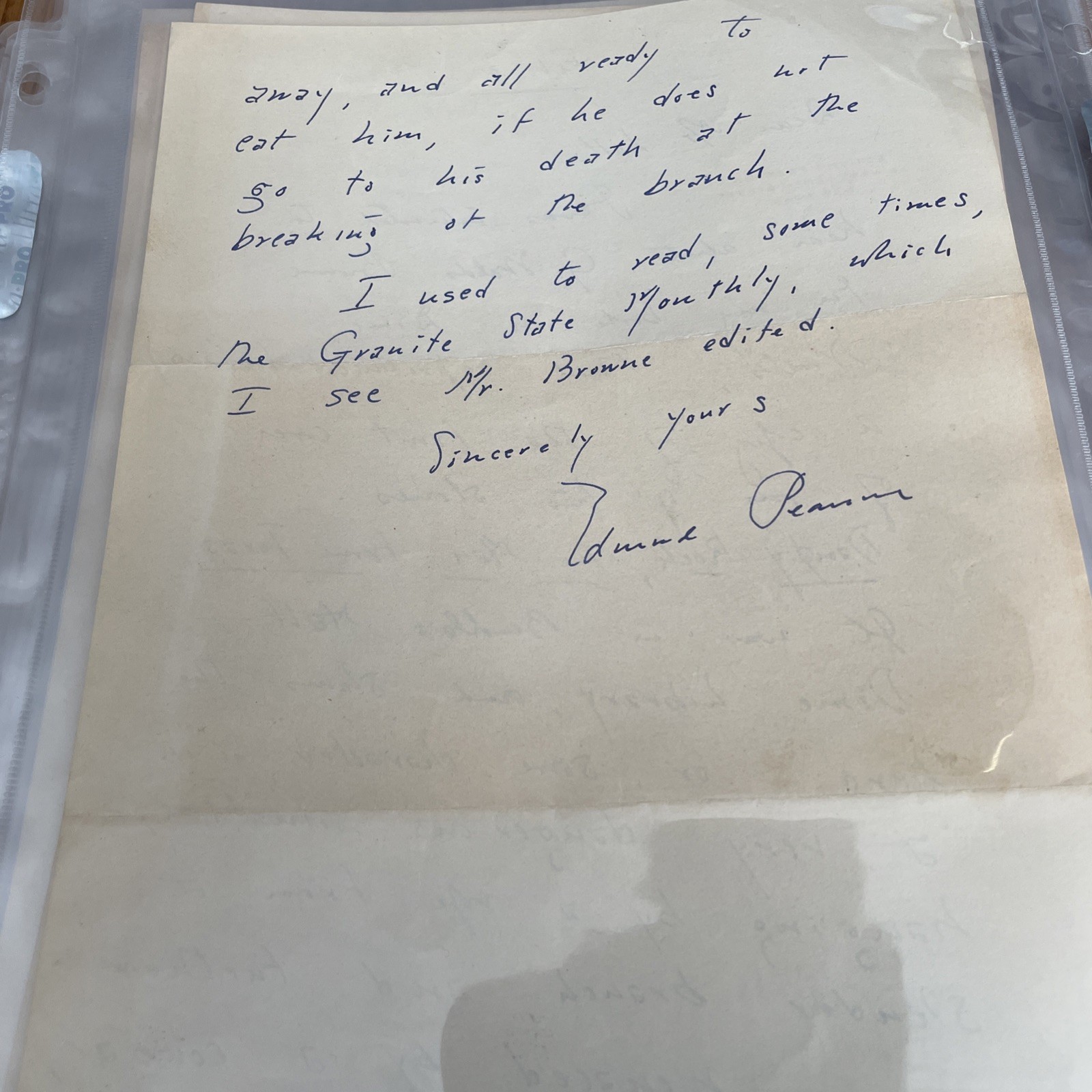 5 Signed 1930 Letters Edmund Lester Pearson Author Of True Crime Lizzie Borden