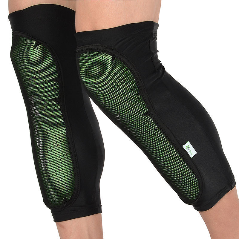 ROCKBROS Cycling Knee Pad Shin Pad Calf Guard Protector Leg Sleeve Black Green