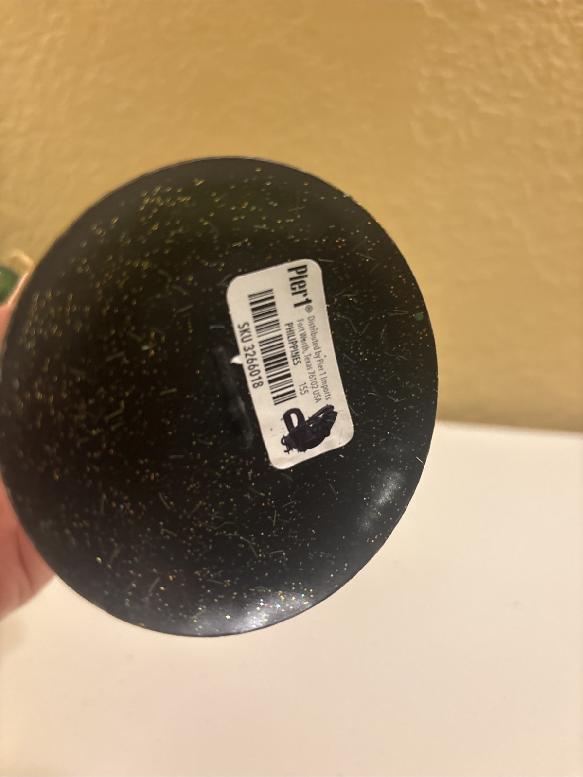 Pier 1 One Rare Celtic St. Patrick's Day Fairy Glitter Metal 11.5" Damage (a80