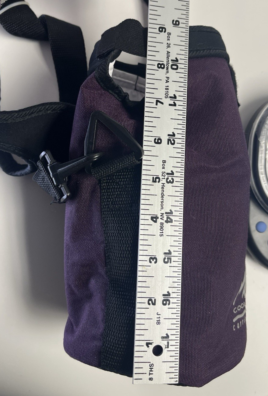 Rubbermaid Cool Carriers Purple Strap Hiking Insulated Workout NO Bottle 64 oz