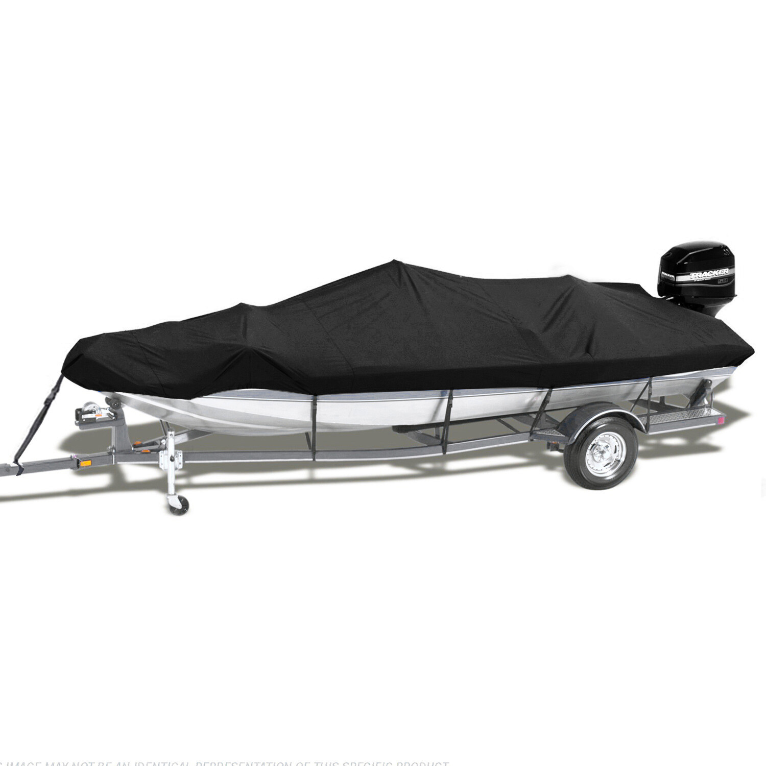 17' 18' 19' Heavy Duty Boat Cover Trailerable Fishing Ski Bass V-Hull Runabouts