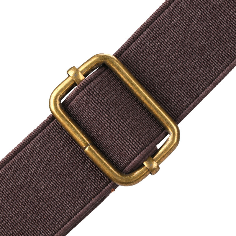 TOURBON Leather Suspenders Y Back Adjustable Y-Shape Pants Brace