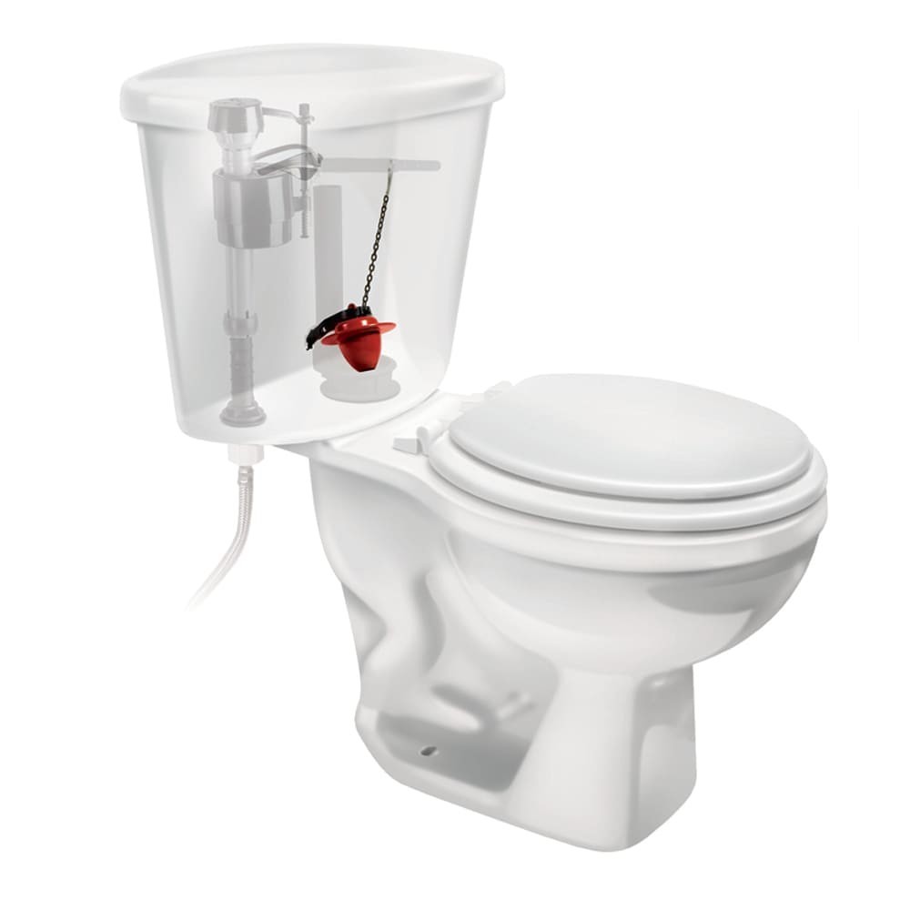 FLUIDMASTER SUPER BULL´S EYE THERMOPLASTIC FLAPPER WITH MICROBAN