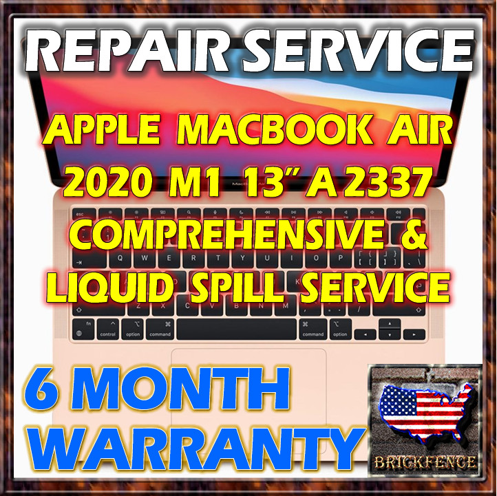 MACBOOK AIR 13 A2337 M1 2020 LAPTOP 820-02016-A LOGIC BOARD REPAIR &LIQUID SPILL