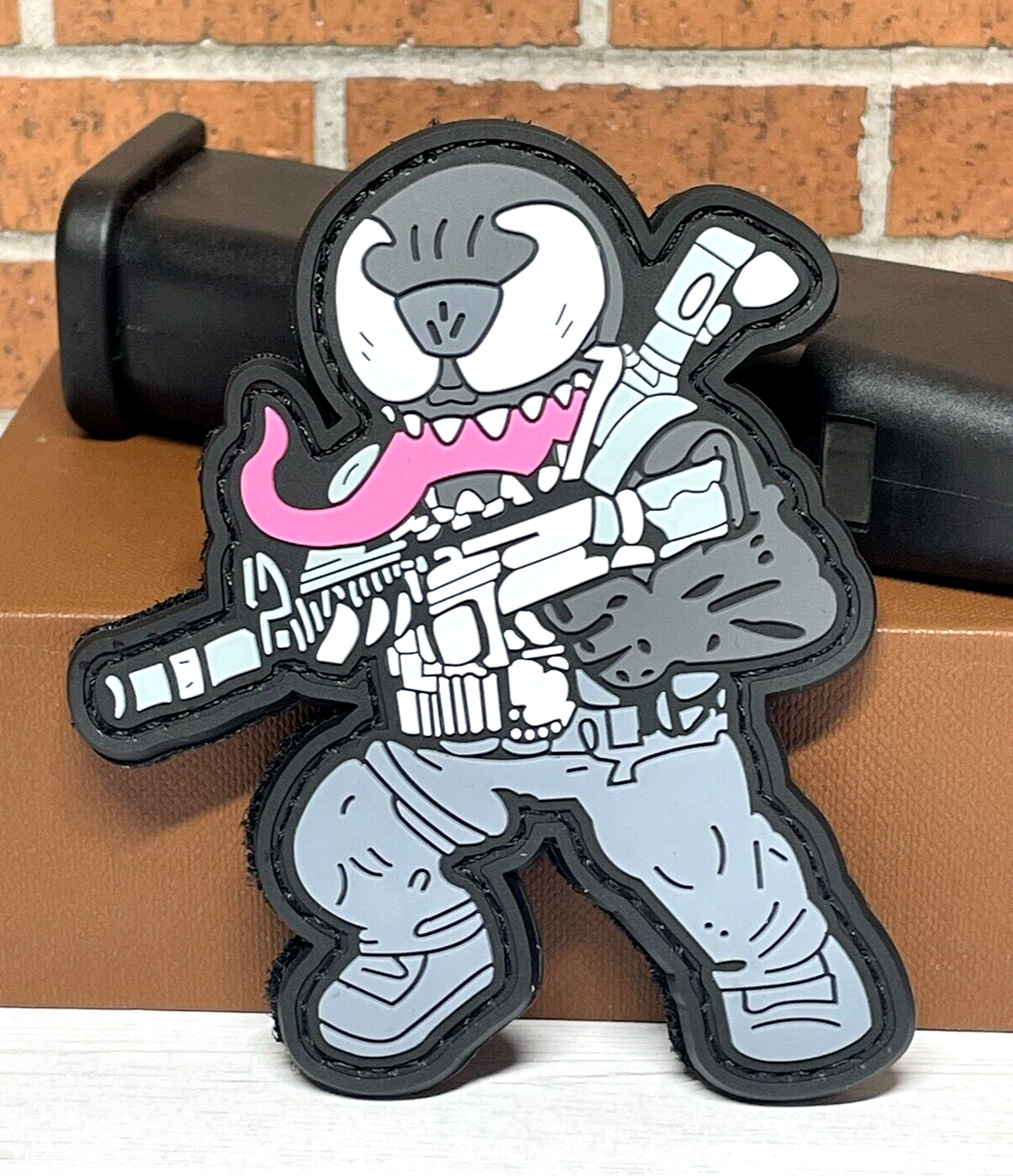 PVC Tactical Patch - Venom Patch - Morale Gun Venom Patch - Hook & Loop