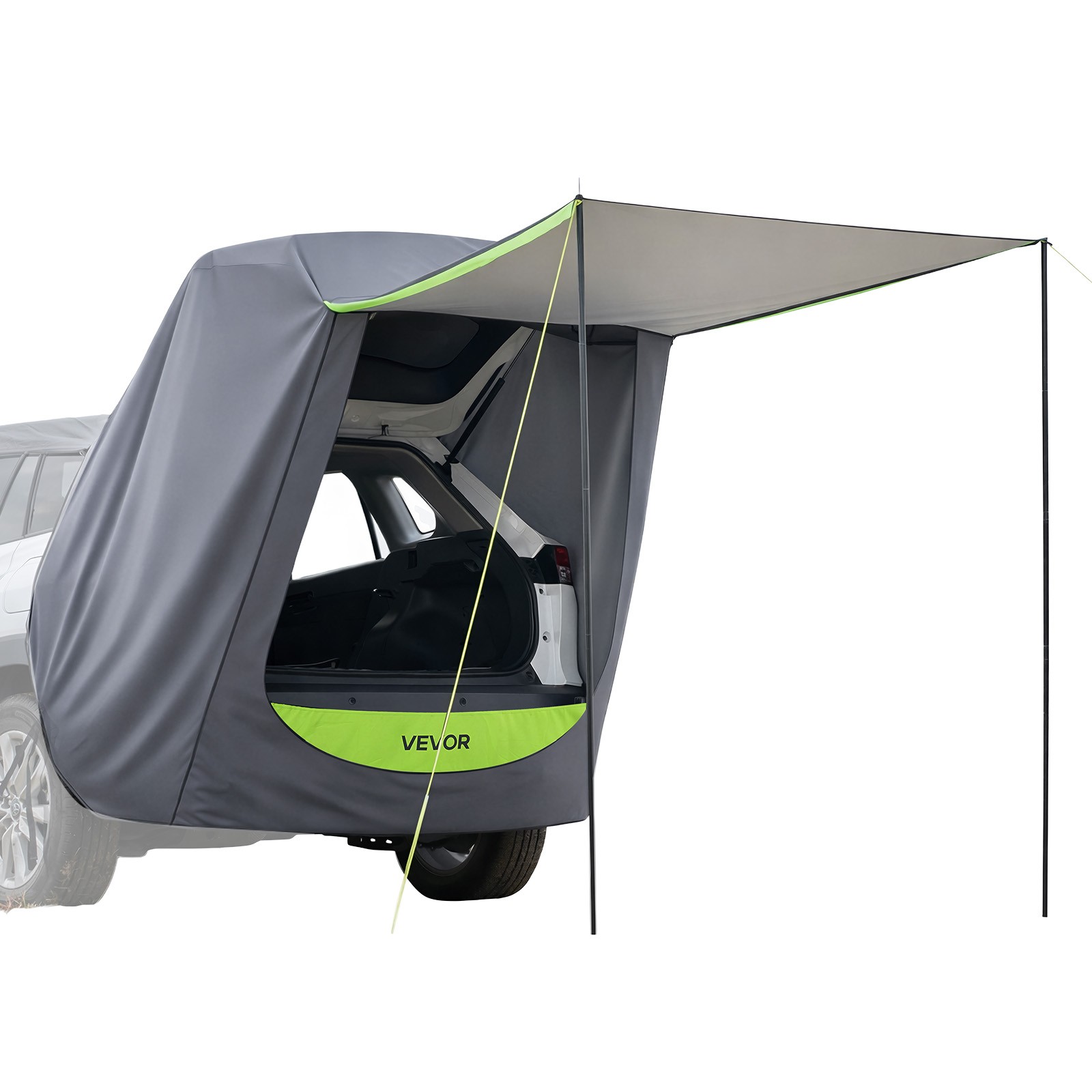 VEVOR SUV Tent with Shade Awning PU2000mm Waterproof SUV Tailgate Camping Tent