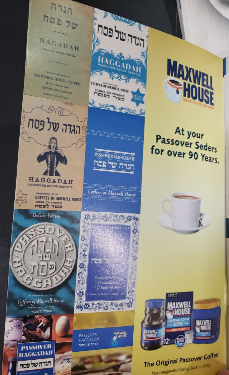5 Passover Haggadah Maxwell House 2025-ships by Monday 3/23 via USPS Priority