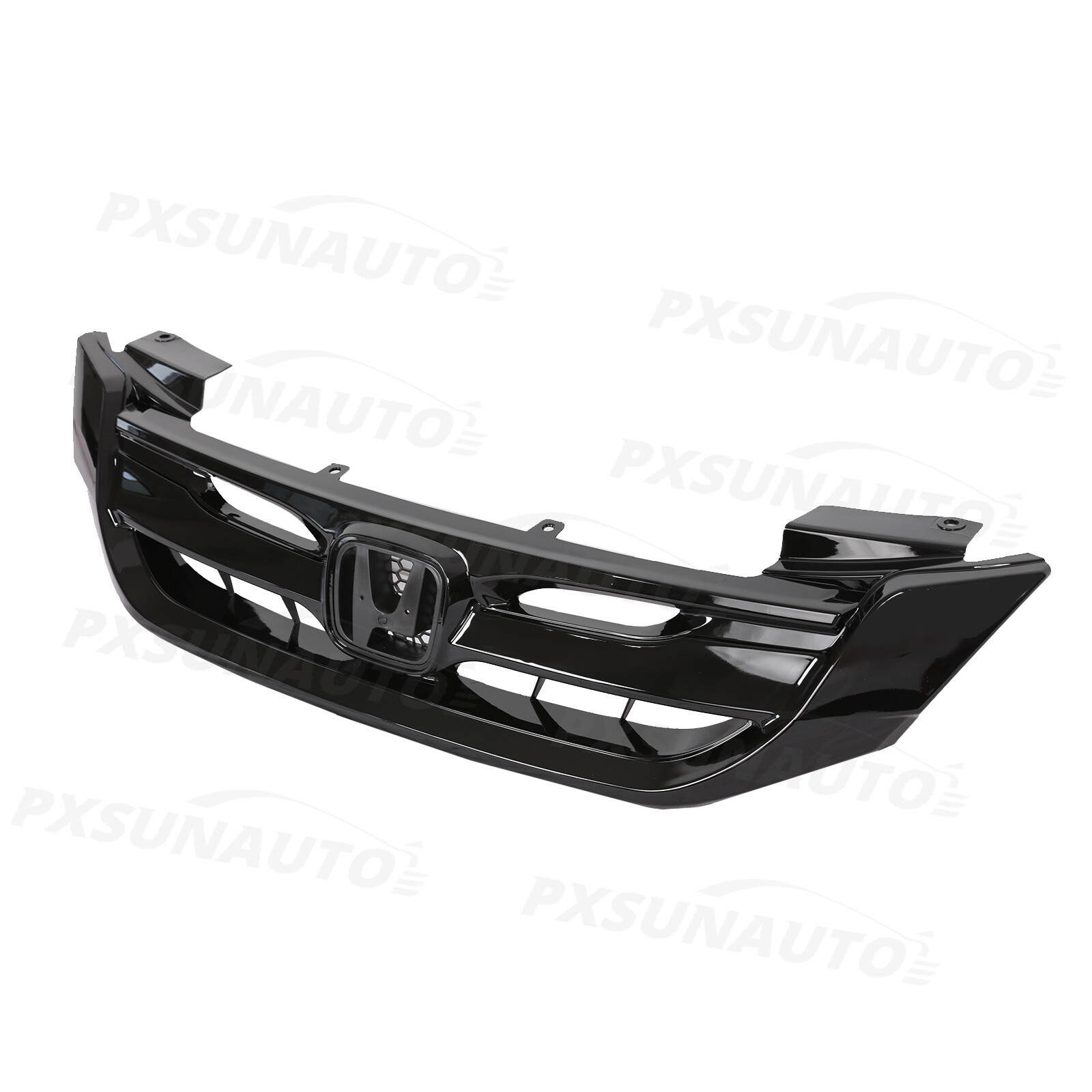 Fit 2013 2014 2015 Honda Accord Gloss Black JDM Mod Style Front Bumper Grille