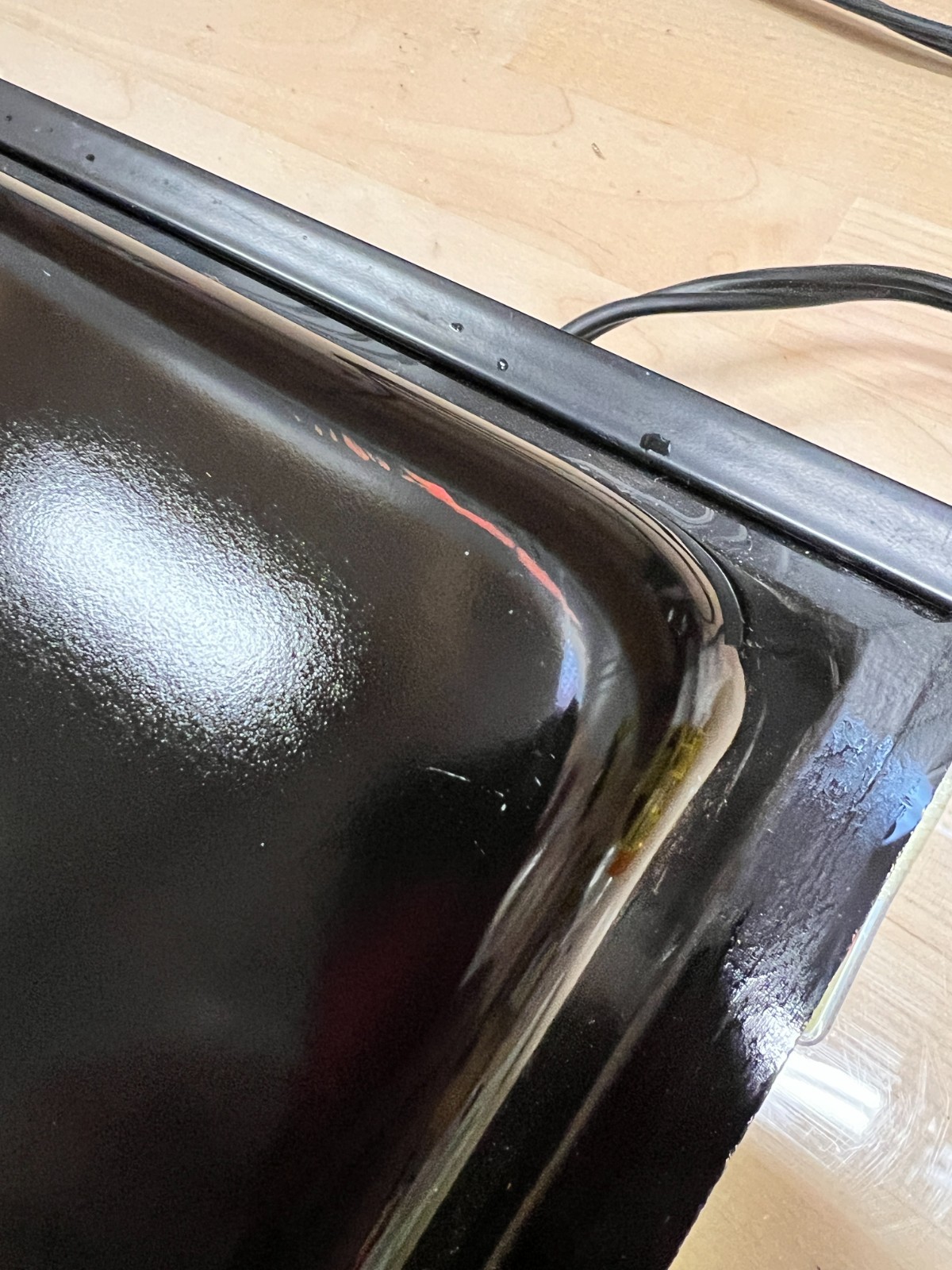 HANKOOK Tire Dealer Sign Black White Letters Single Sided Hanging