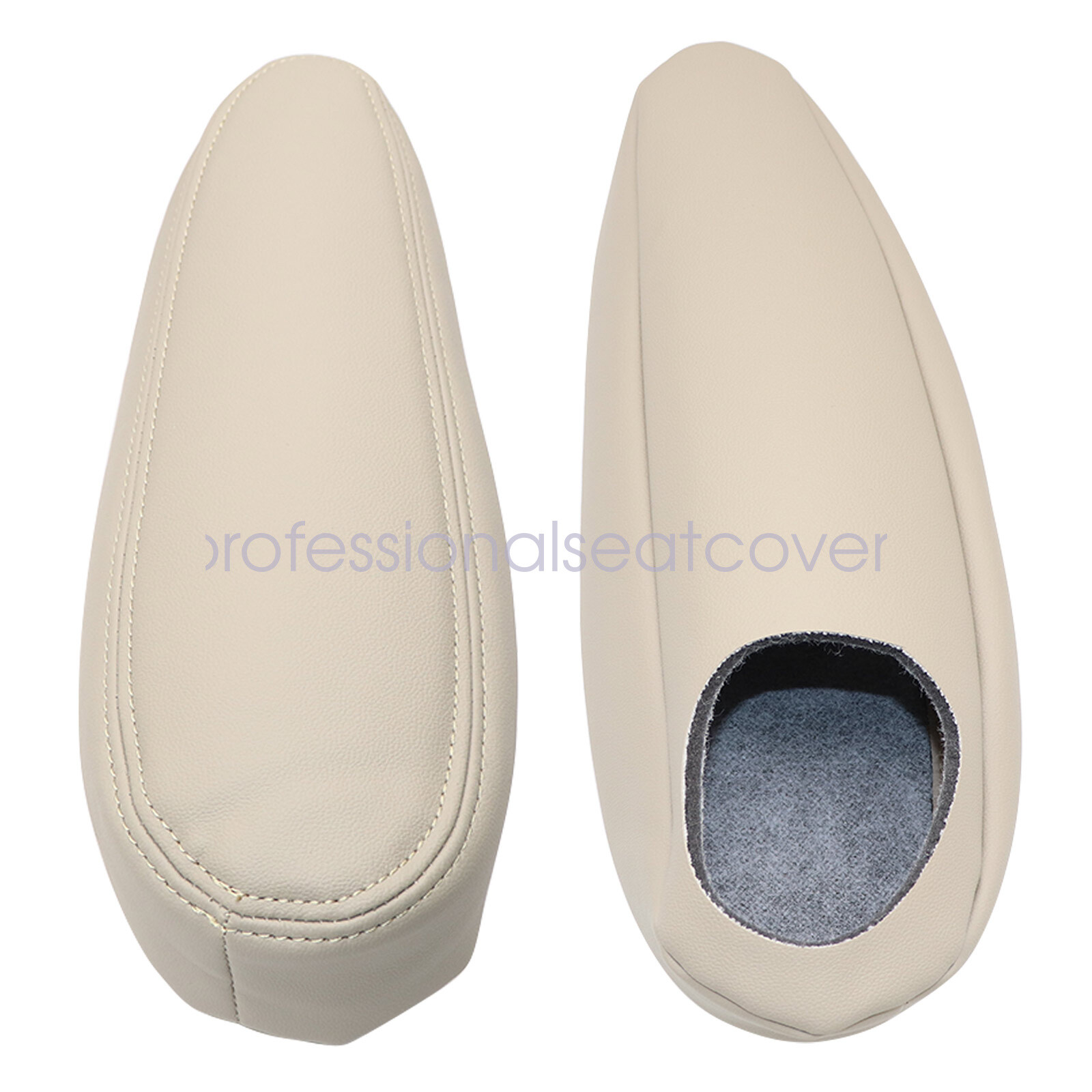 For 2003 2004 2005 2006 Chevy Tahoe GMC Yukon Front Leather Seat Cover Light Tan