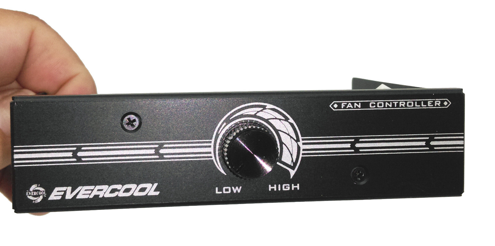New Evercool Twister Black 3.5" Front Panel Bay or PCI Slot Fan Speed Controller