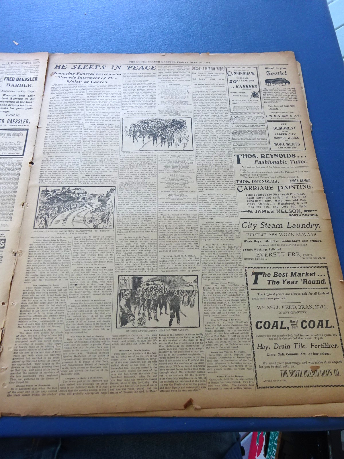 1901 Director Fred S.Stone and Black Detroit Orchestra Perform North Branch Fair