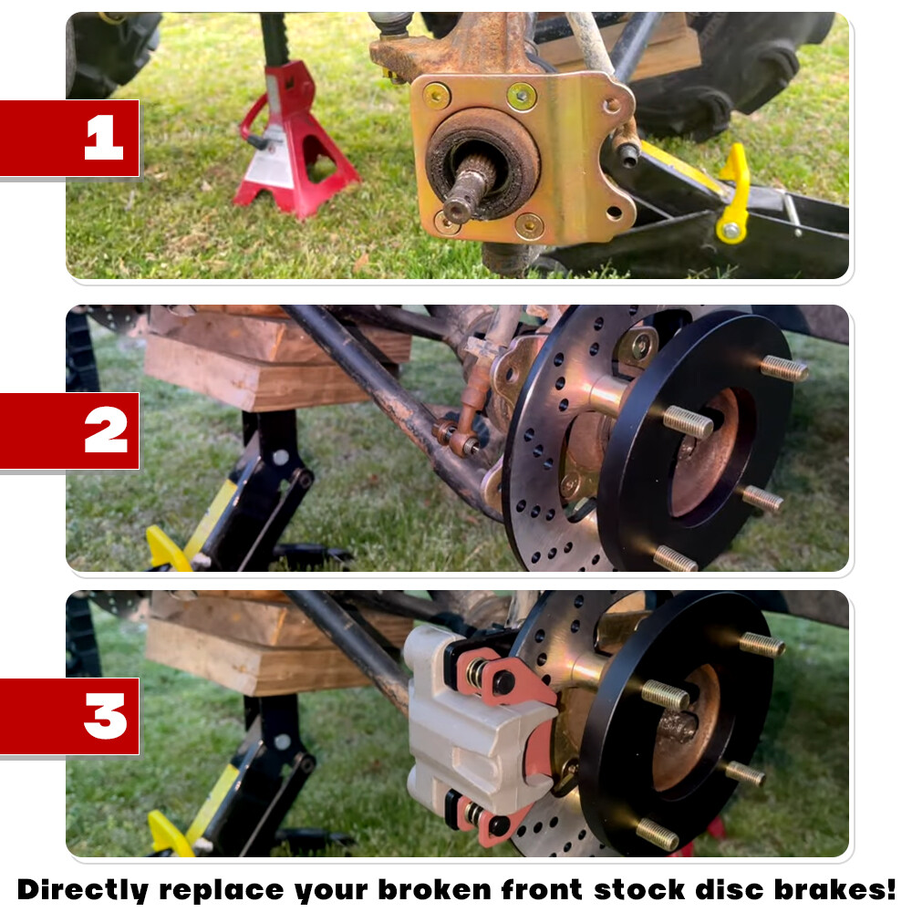 Front Disc Brake Conversion Kit For 1998-04 Honda Foreman 450 TRX450 FE/FM/ES/S