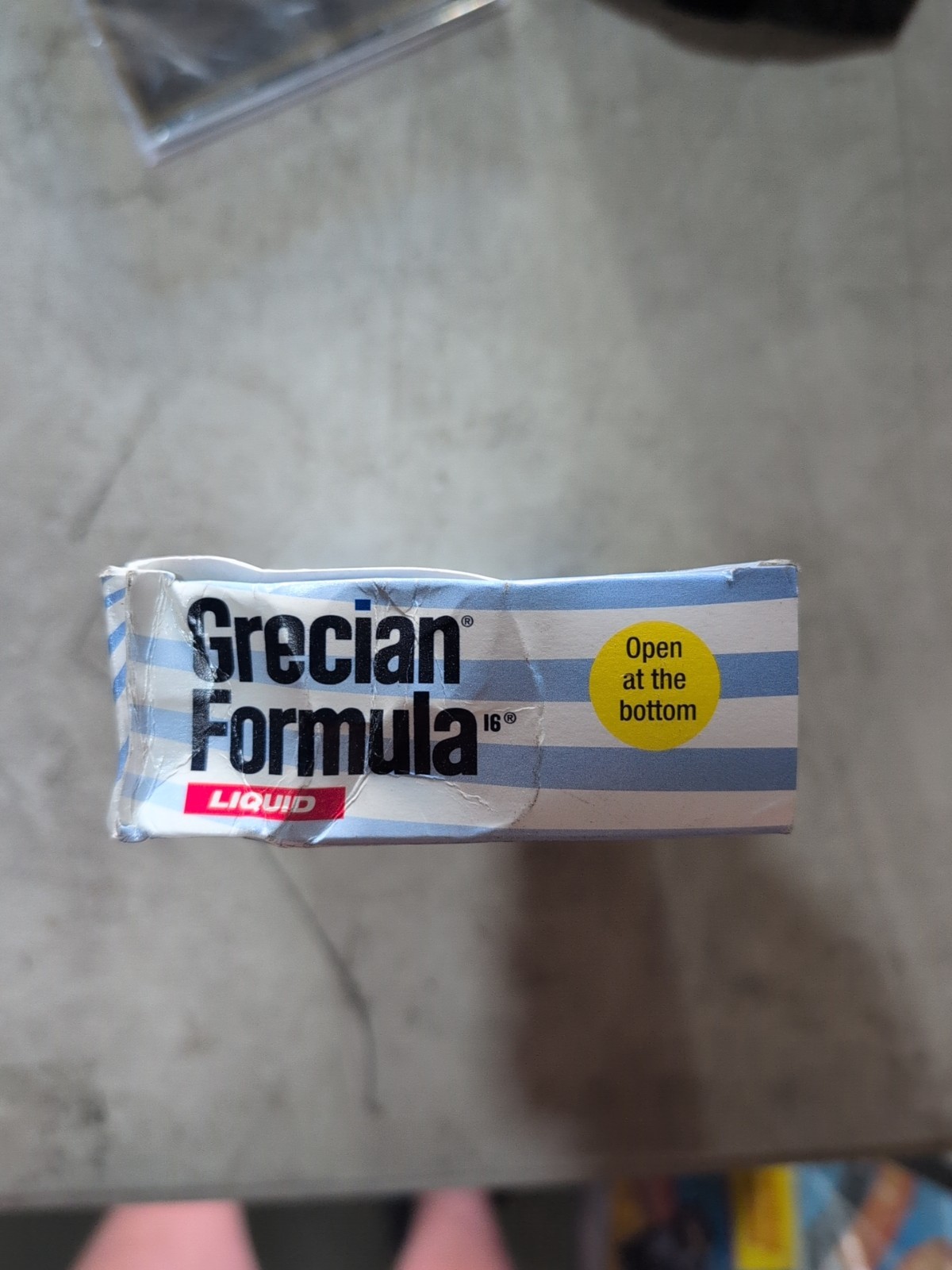 Grecian Formula Liquid w/ Conditioner Restores Lost Color To Gray Hair 8 oz