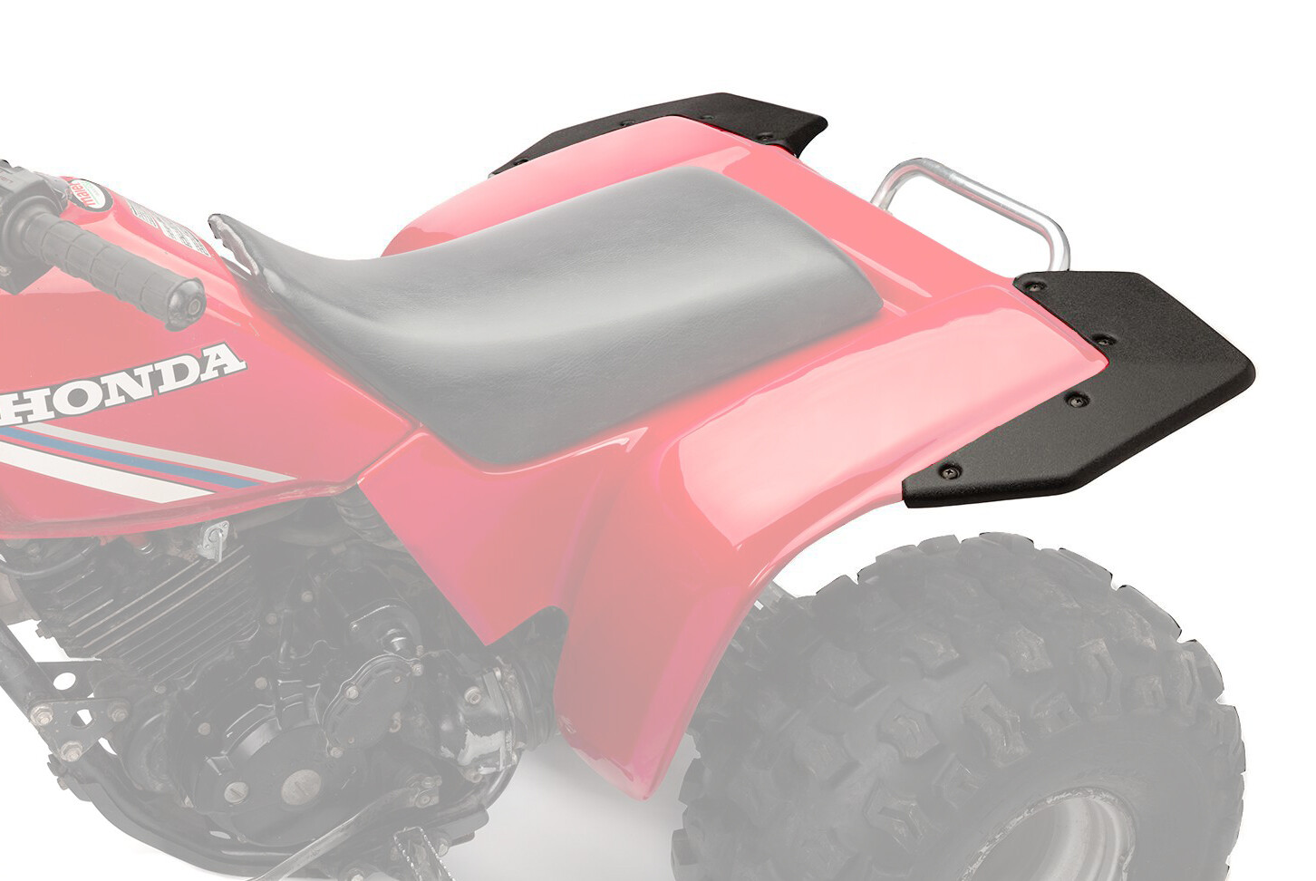 NEW MAIER HONDA ATC250SX 85 - 87 REAR PLASTIC MUD FLAPS (PAIR)