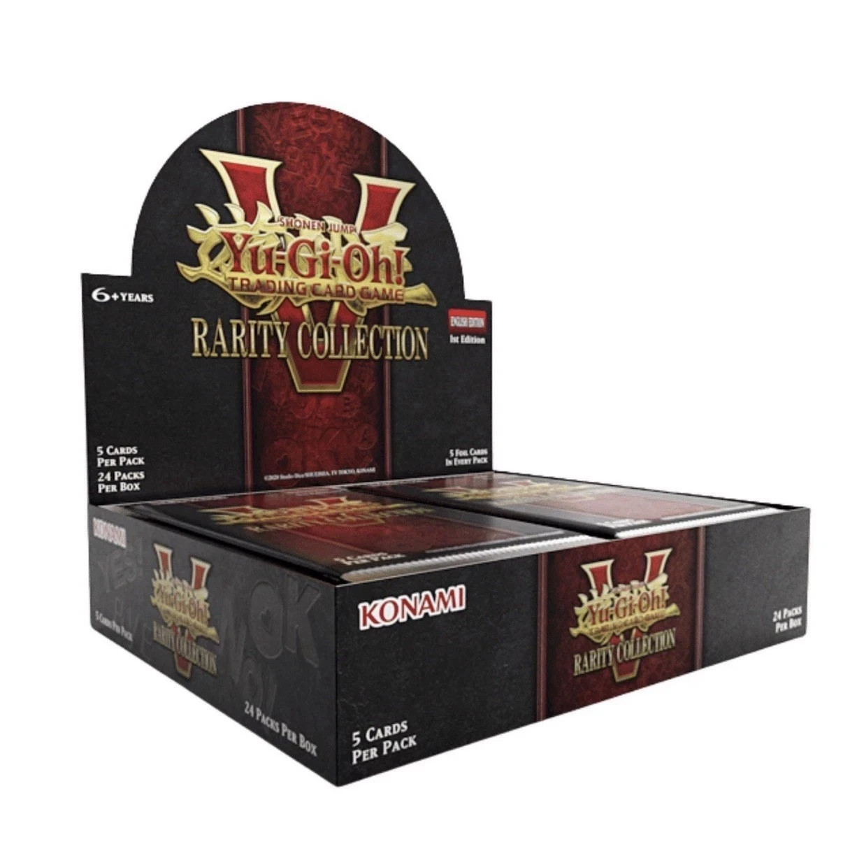 YuGiOh RARITY COLLECTION 5 (V ) Booster Box 24 Packs FACTORY SEALED PRESALE 4/10