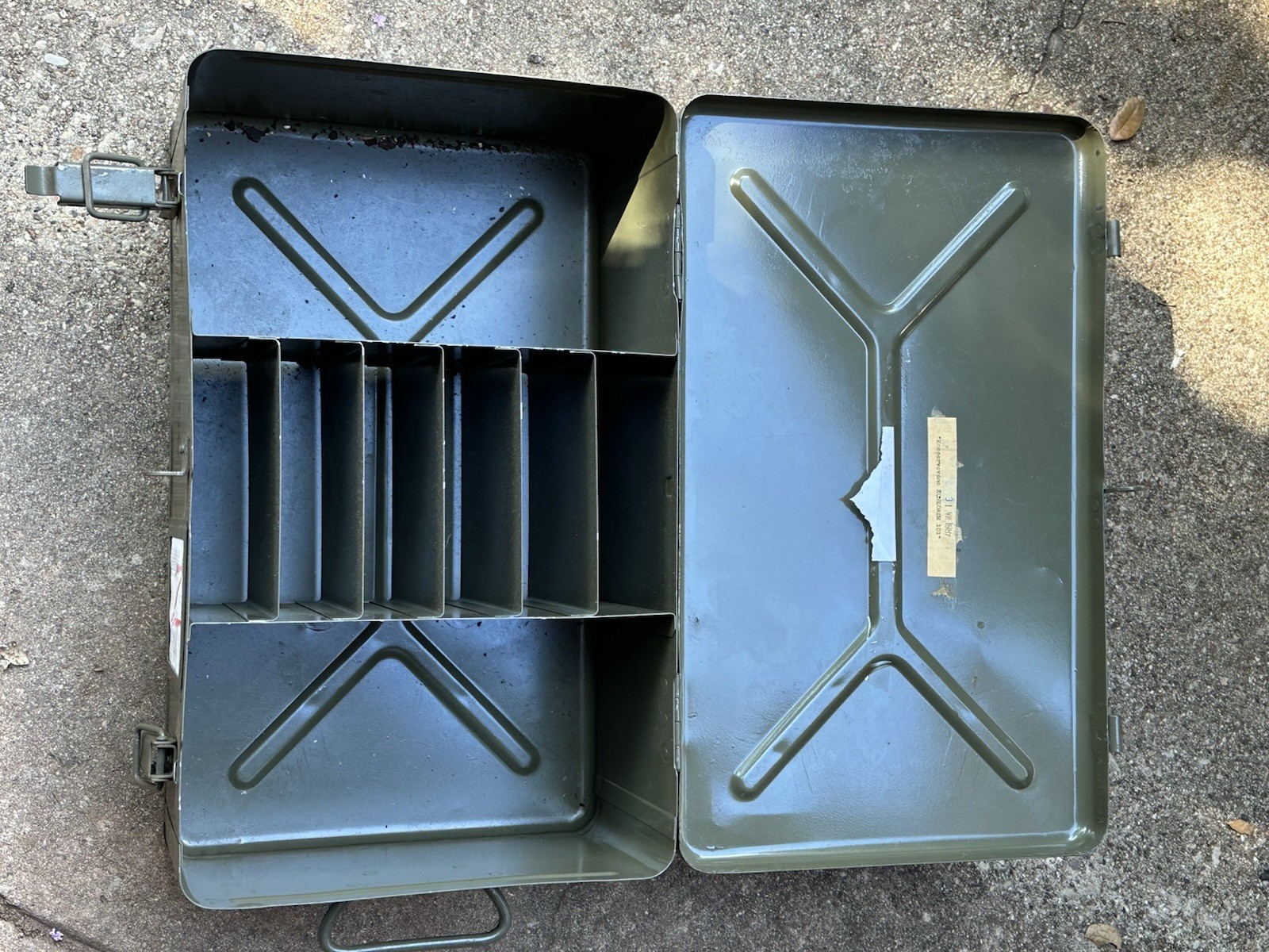 Original Czech Military VZ82 Pistol Storage Container preowned