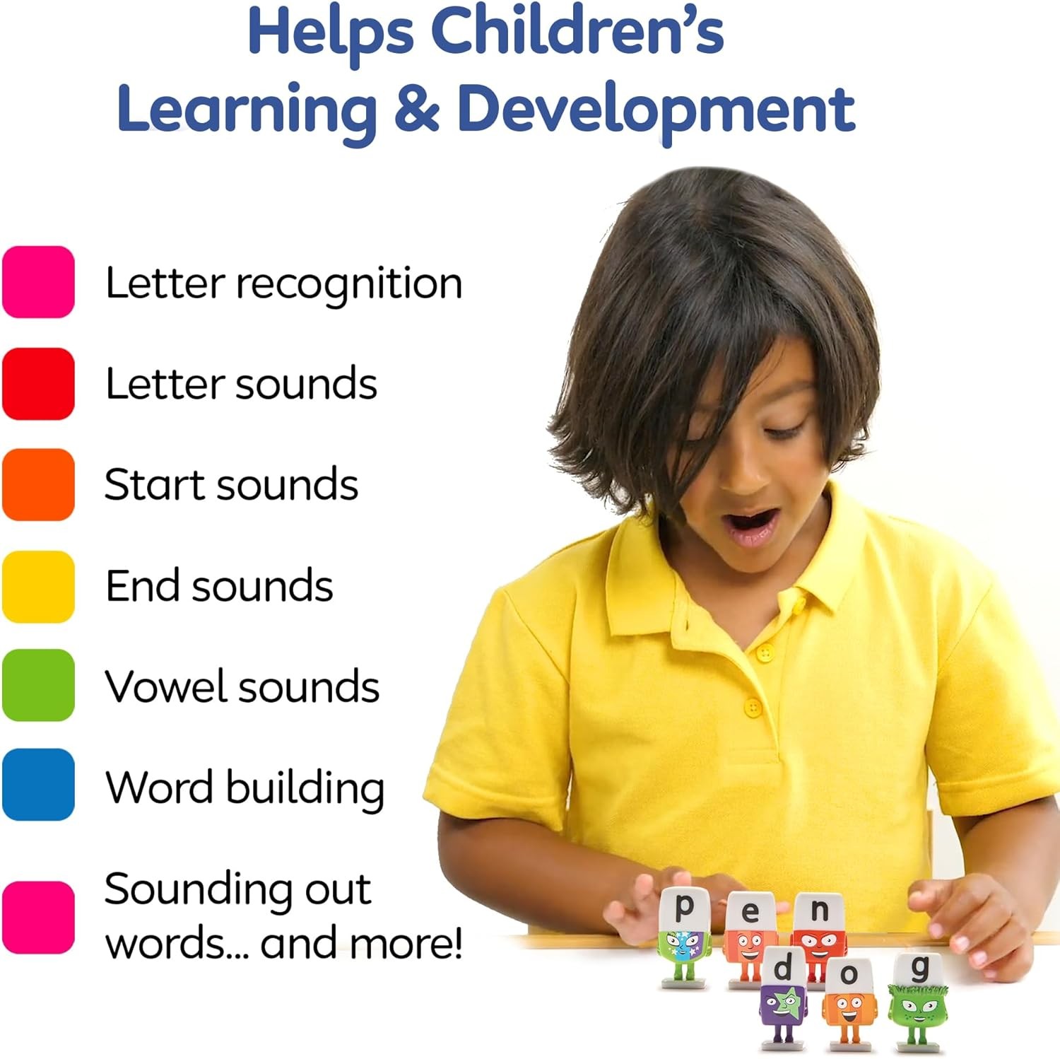 ALPHABLOCKS Alphabet Character Set for Kids