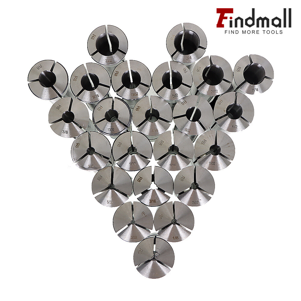 29 R8/23 R8/13 R8/11 R8/10 R8/7 R8/6 R8 Collet Set For Bridgeport High Precision