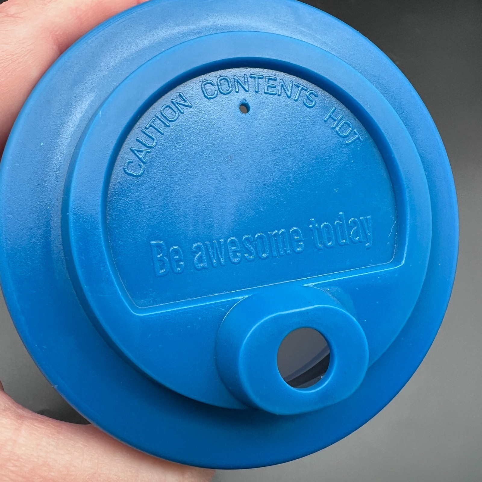 Dutch Bros Classic Design 18 Oz Tumbler Plastic Coffee Cup Blue Dutch Flow Lid