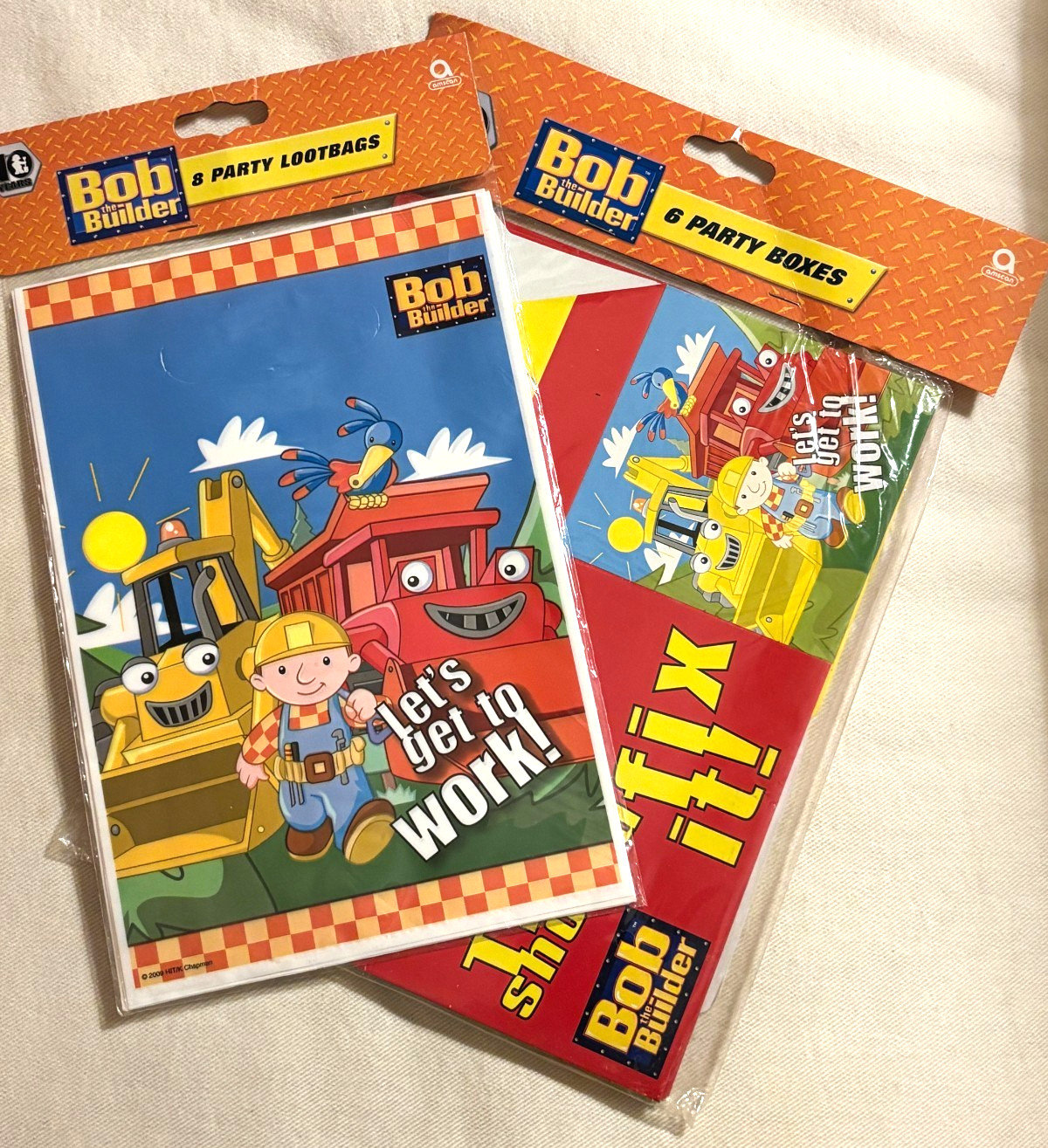 Bob The Builder Party Supplies Party Loot Bags & Party Boxes 14 Count Total