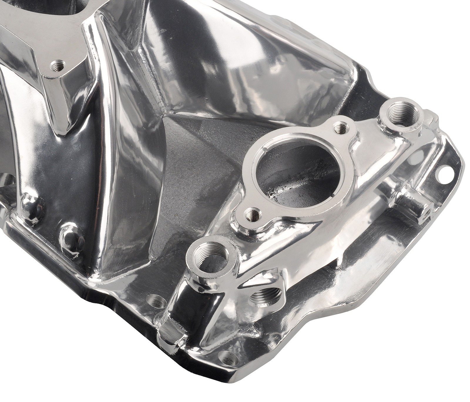 For 1957-95 Small Block Chevy SBC 350 400 Polished Single Plane Intake Manifold