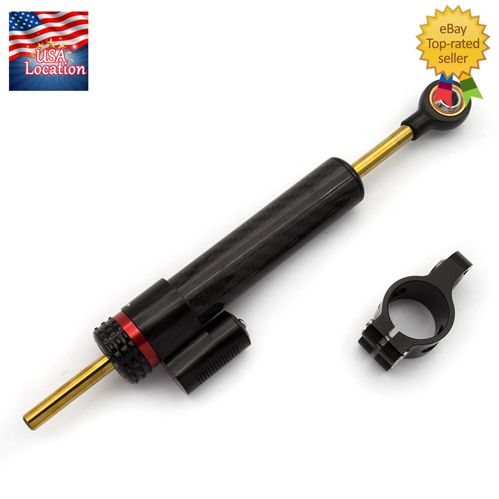 For Yamaha MT-09 FZ09 2013-2020 Carbon Fiber Steering Damper Bracket Mount Kit