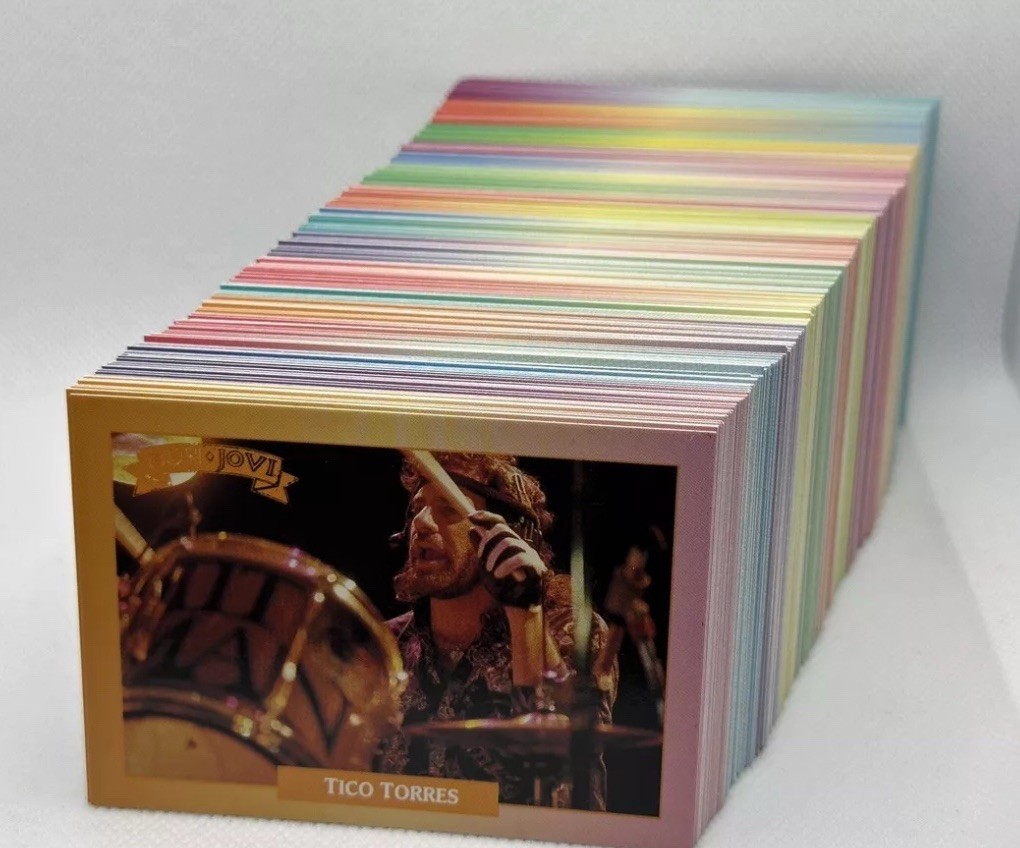 1991 BROCKUM ROCK CARDS Complete Base Set 1-288 PACK FRESH Bon Jovi Motley Crue+