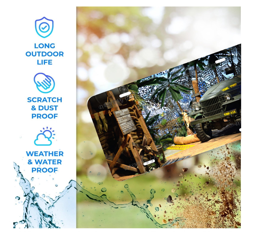 6"X12"Custom Personalized Aluminum License Plate Your Photo Text Novelty Car Tag