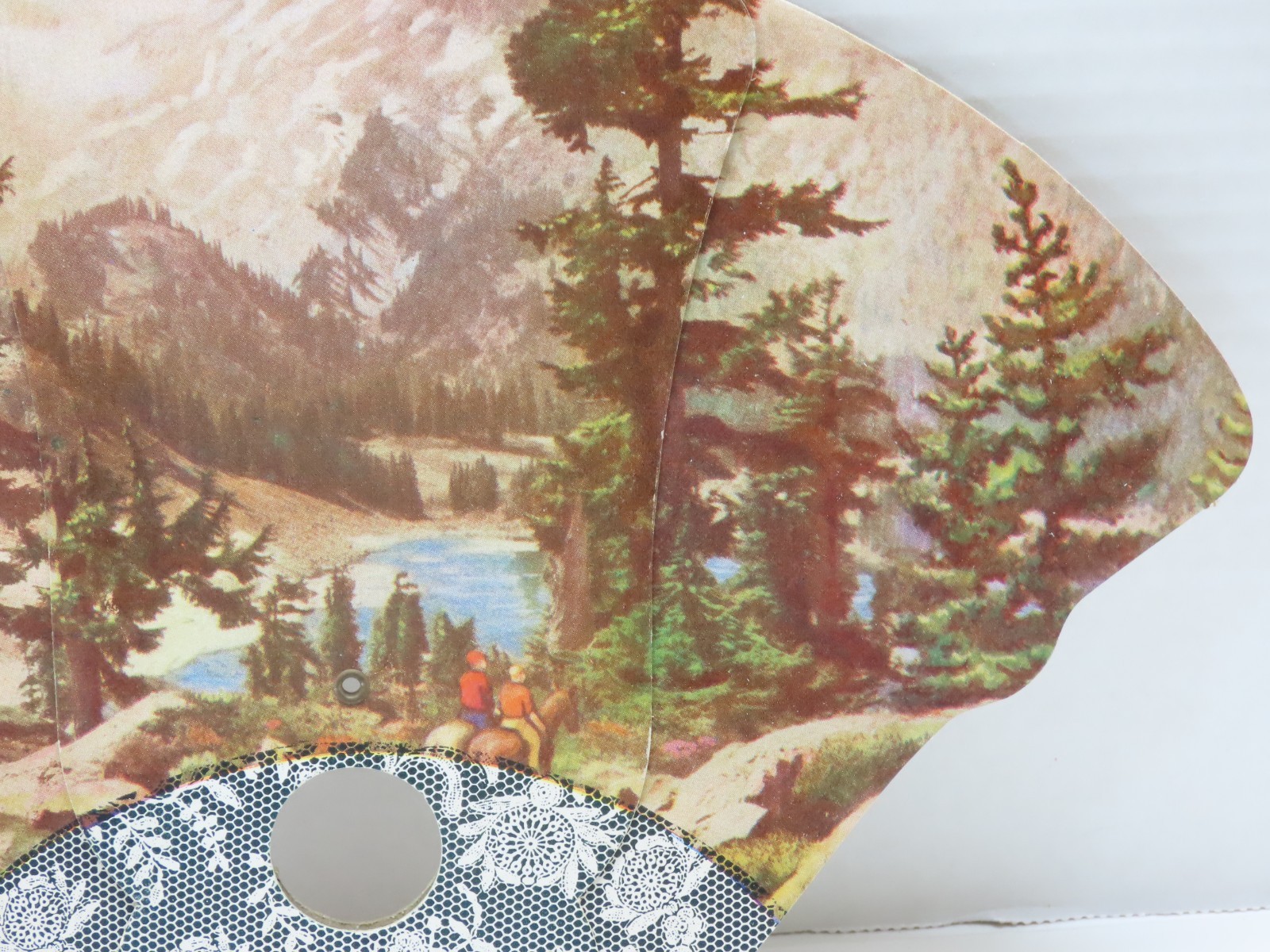 Heidels AG Food Market Vintage Advertising Fold-Out Hand Fan