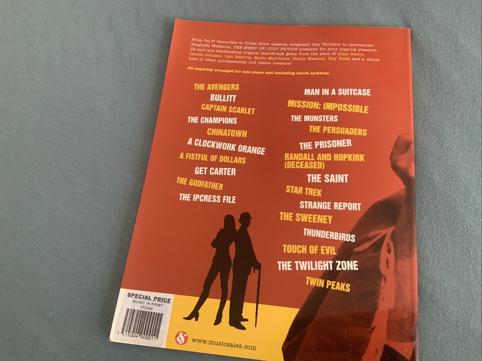 The Music Of Cult Fiction Piano Music