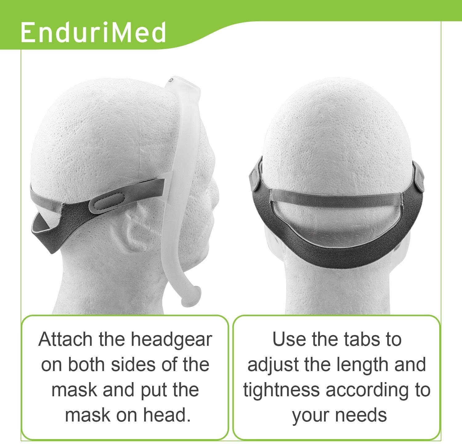 Cpap Headgear Strap with Prolonged Straps