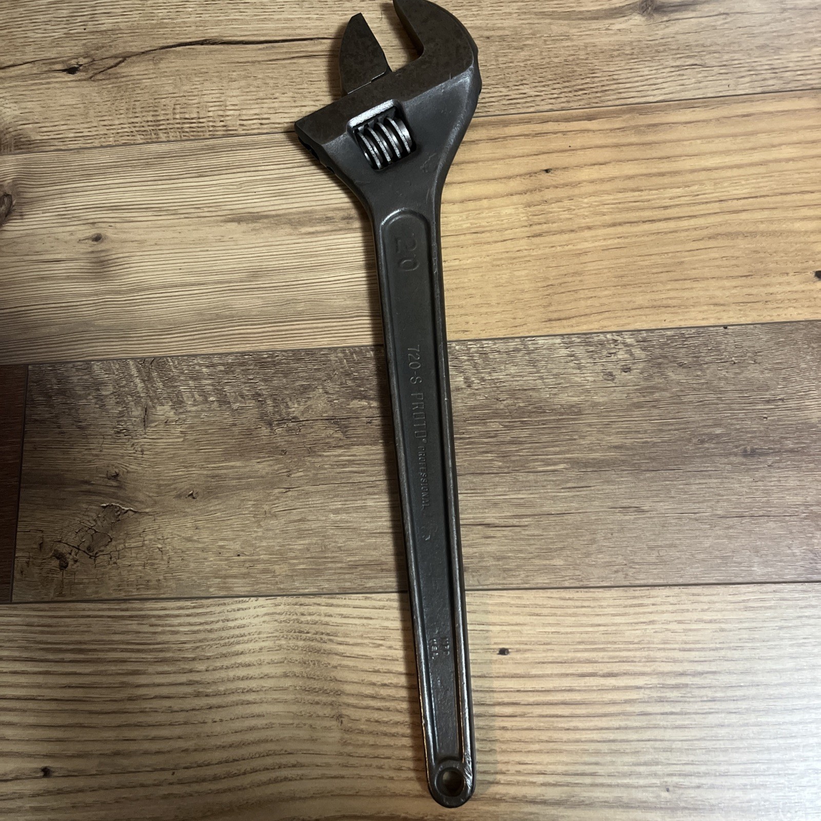 Proto Professional 720-S 20" Adjustable Wrench Great Working Condition