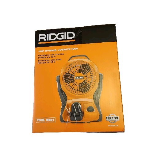 RIDGID R860721B 18V Cordless Hybrid Jobsite Fan (Tool Only) New !!!