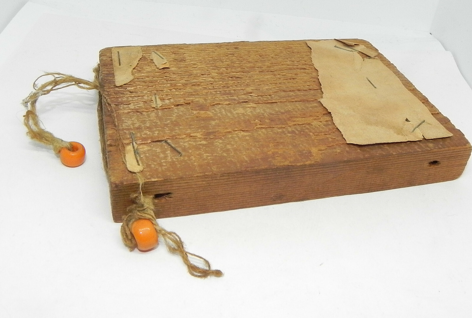 Antique Painted Cedarwood Northwest Coast HAIDA Rattle ESTATE FRESH.