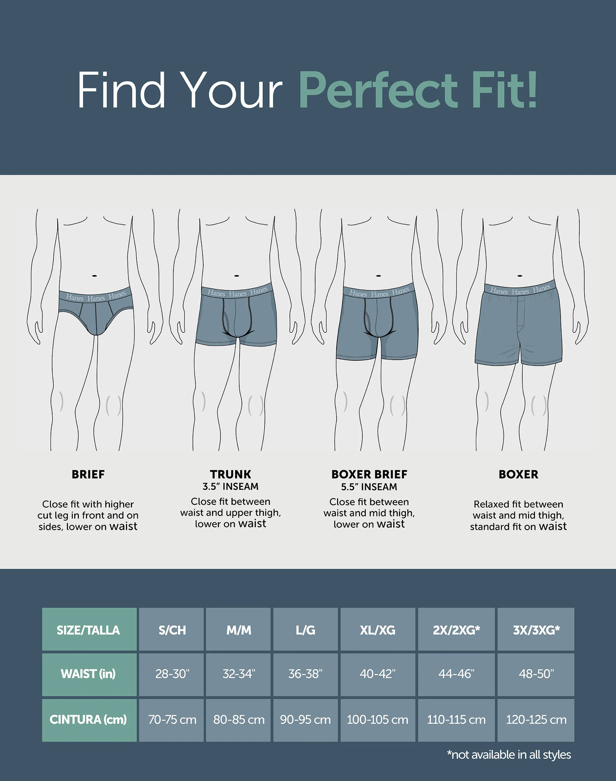 Hanes Originals Ultimate Men's SuperSoft Knit Boxer Underwear, Blue/Grey/Red,