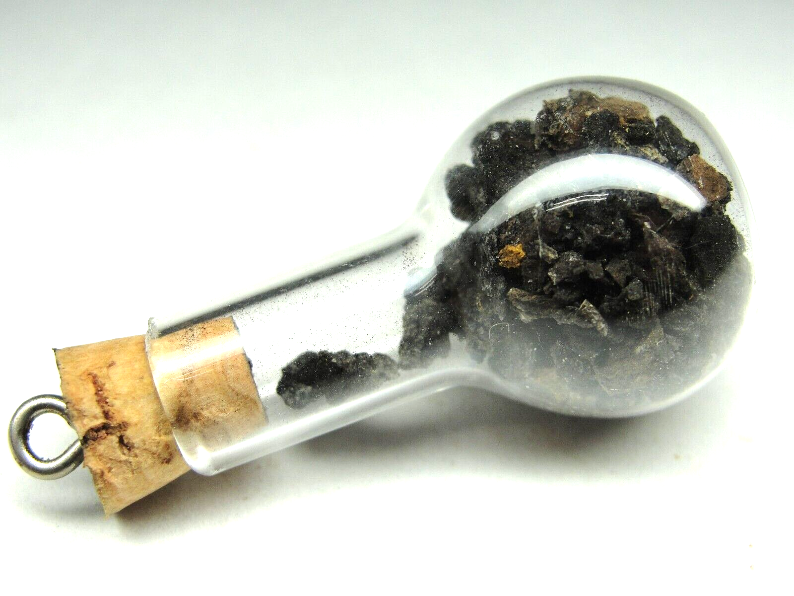 Rare KT Boundary Material - Glendive Montana Area - Vial Full Bubble - Fragments