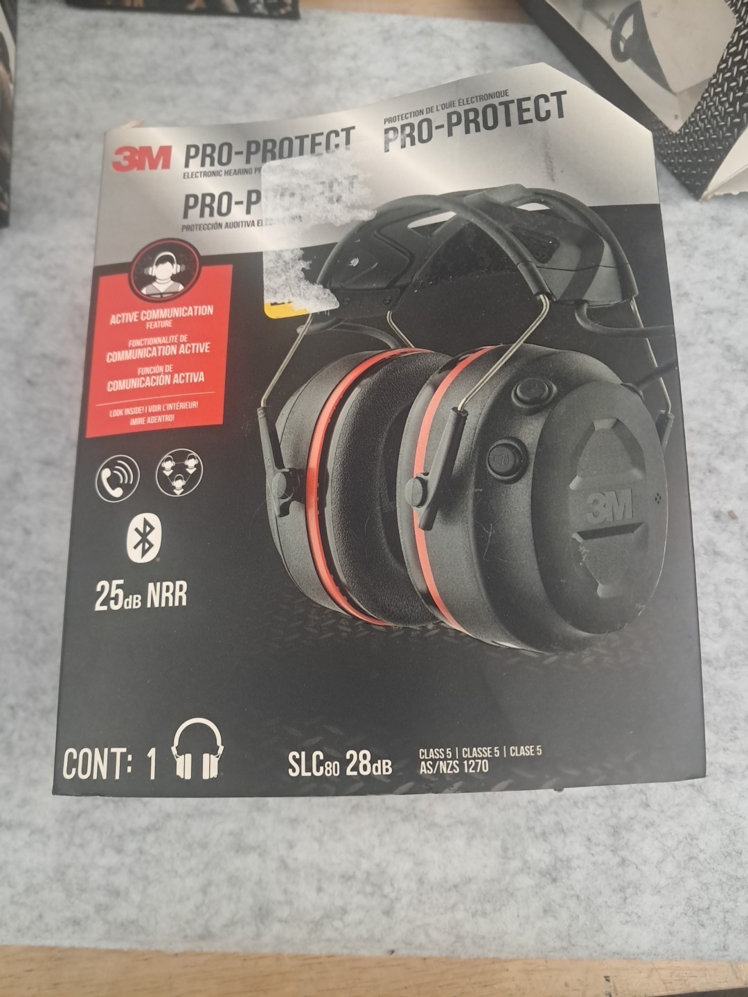 Brand New 3M Pro-Protect w/Bluetooth NRR 90545H1-DC-PS