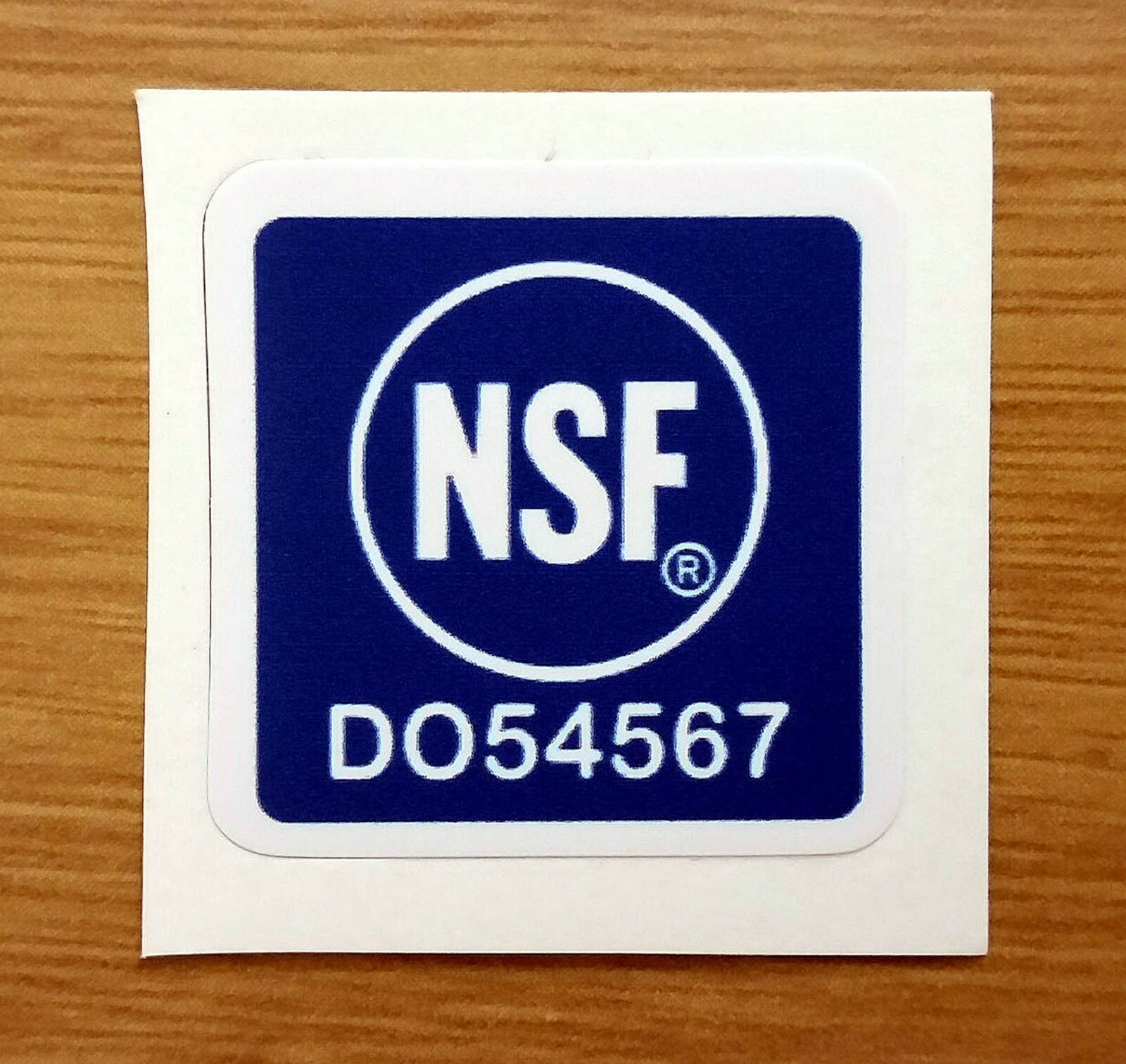 4 NSF SAFETY FOOD WATER BUILDING RESTAURANT ELECTRIC 1" x 1" VINYL STICKERS