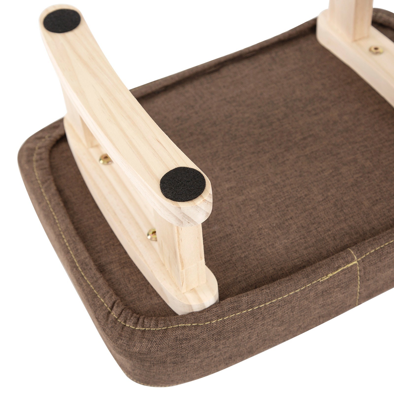 Footstool Chair Stool Rectangle Footrest Padded Rest Seat Padded Pouffe Chair US