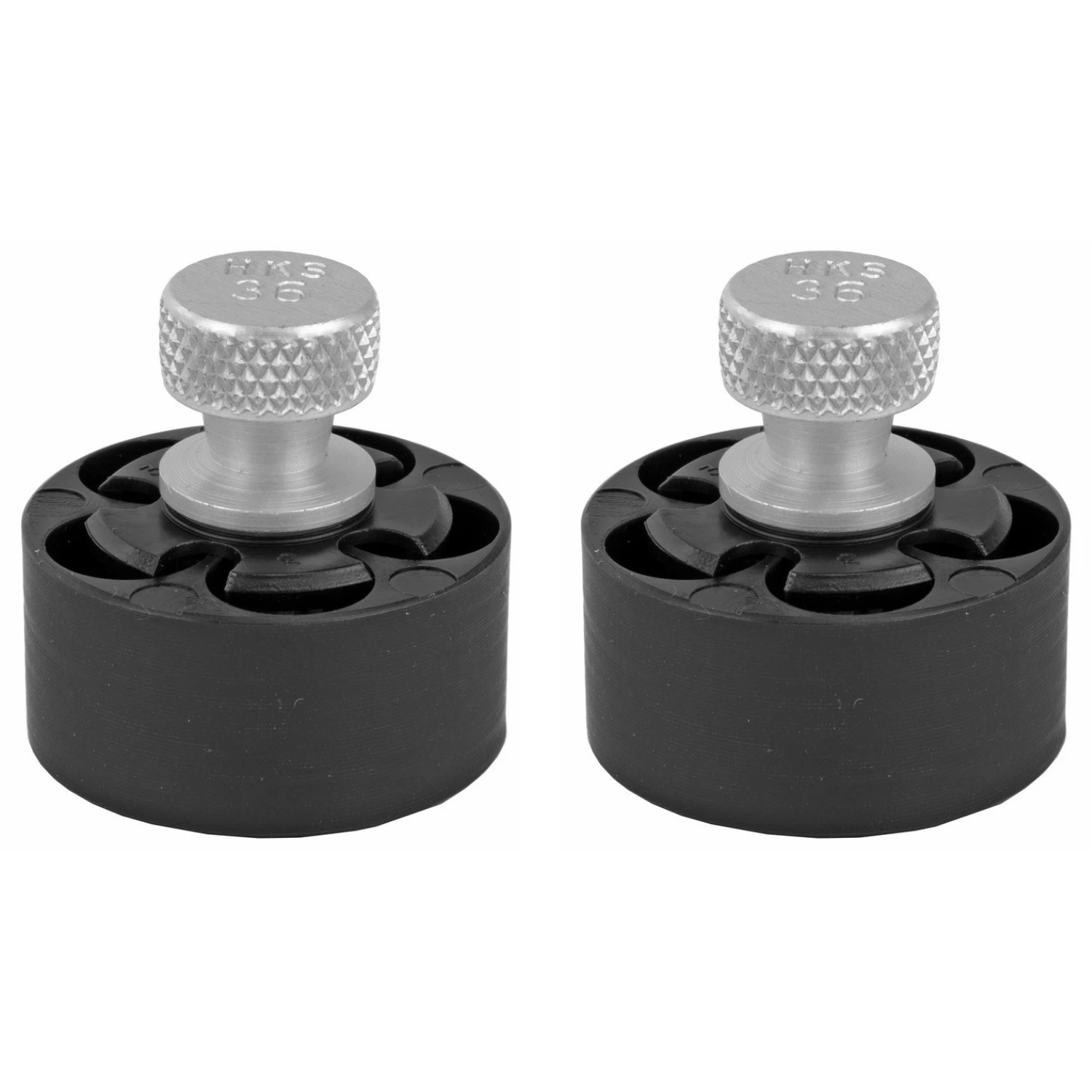 2PK HKS Speedloader 36A 5 Shot .38/.357 S&W J-Frame Taurus 605 Ruger SP101 Rossi