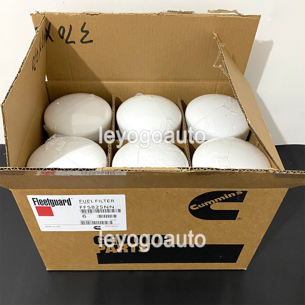 6PCS FF5825NN Fuel Filter NanoNet For Cummins 5365988