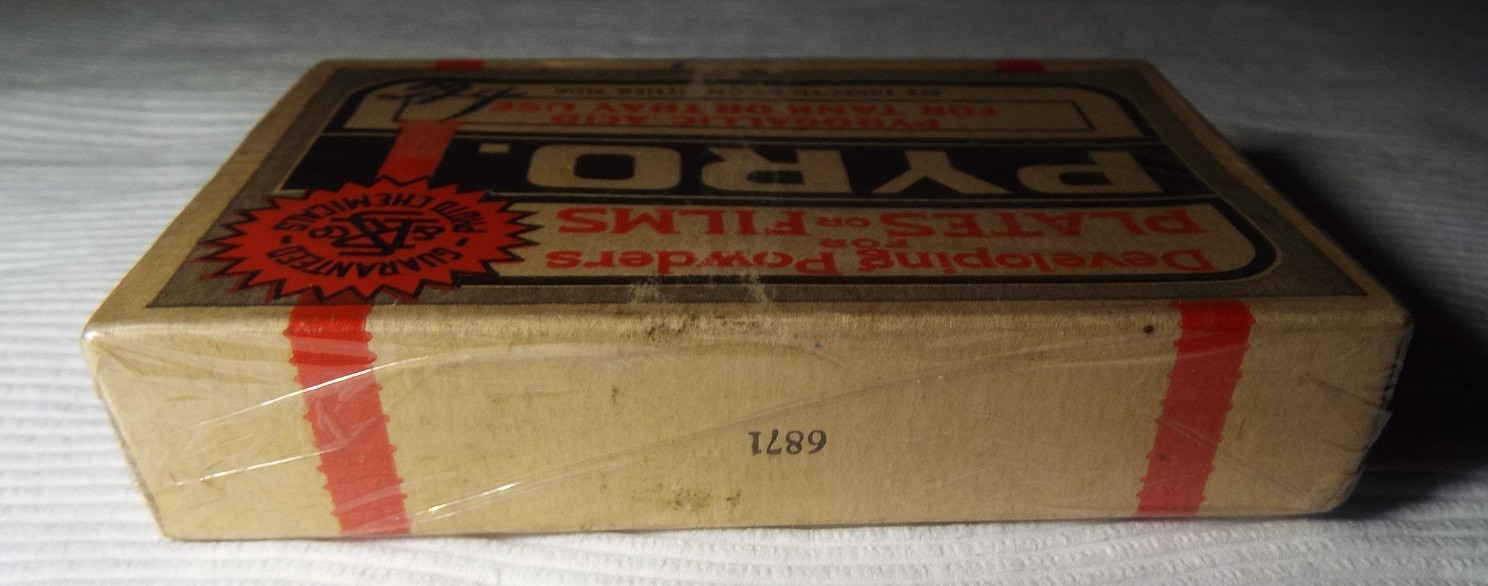 VERY RARE ANTIQUE 1920'S-30'S PYRO. DEVELOPING POWDERS FOR PLATES OR FILM READ!!