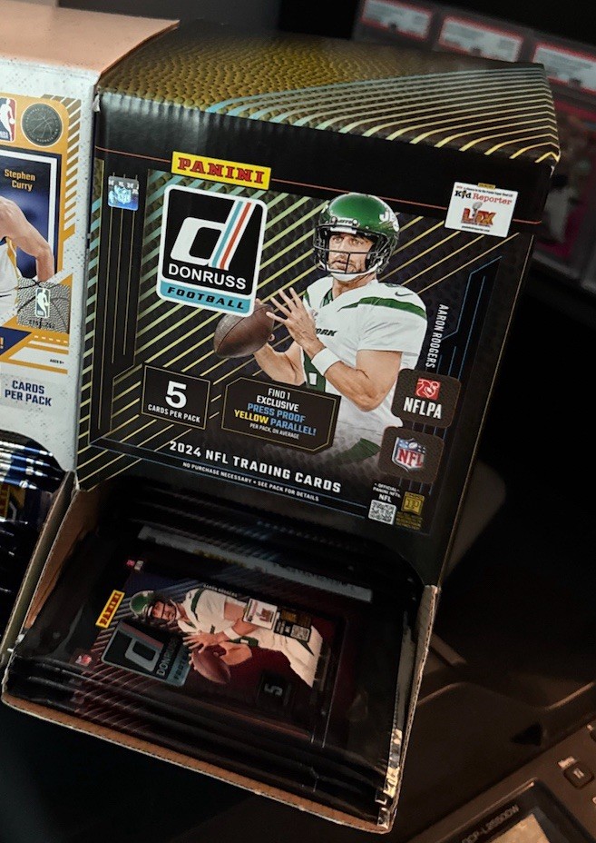 🔥 Lot of 4: 2024 Panini Donruss Football NFL 5 Card Packs New Aaron Rodgers