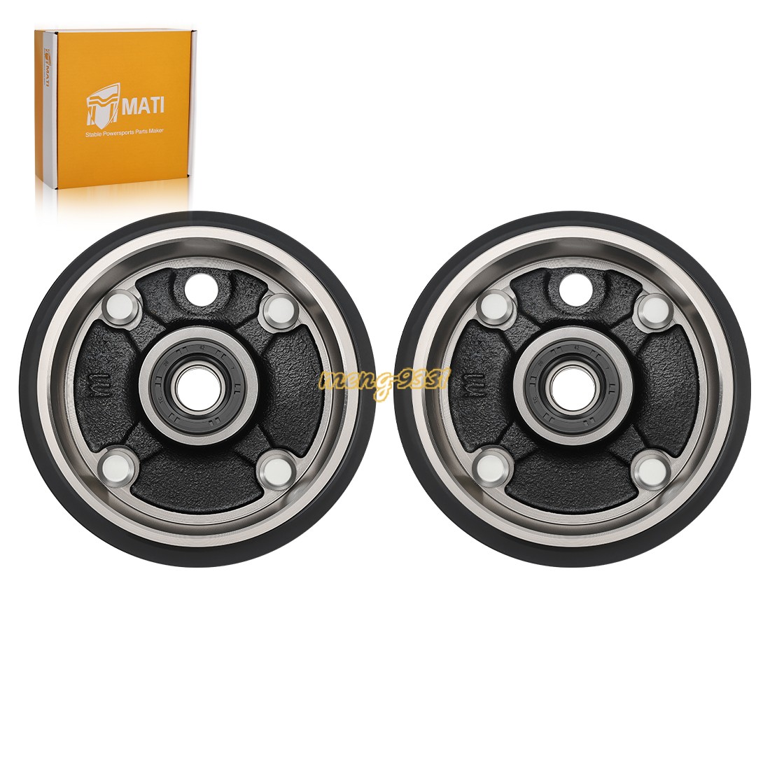 2X Front Brake Drums for Honda FourTrax TRX200/200D Recon 250 TRX250TM/TM TRX250