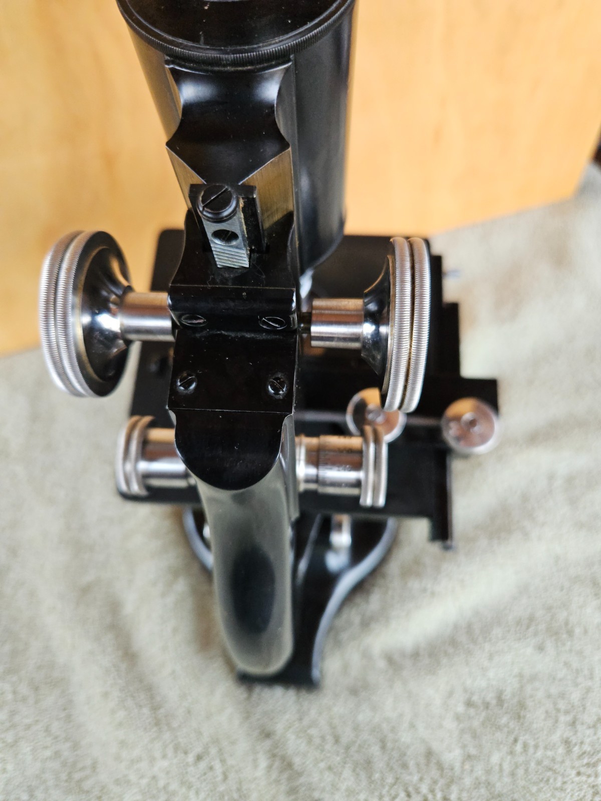 Spencer Lens Co Dedicated Darkfield Microscope Serial No 151187 Rhodium Plated!