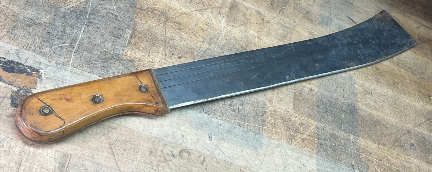 Diamond18 machete - Vintage made in China , 18" blade Diamond 18, 24" Chopper